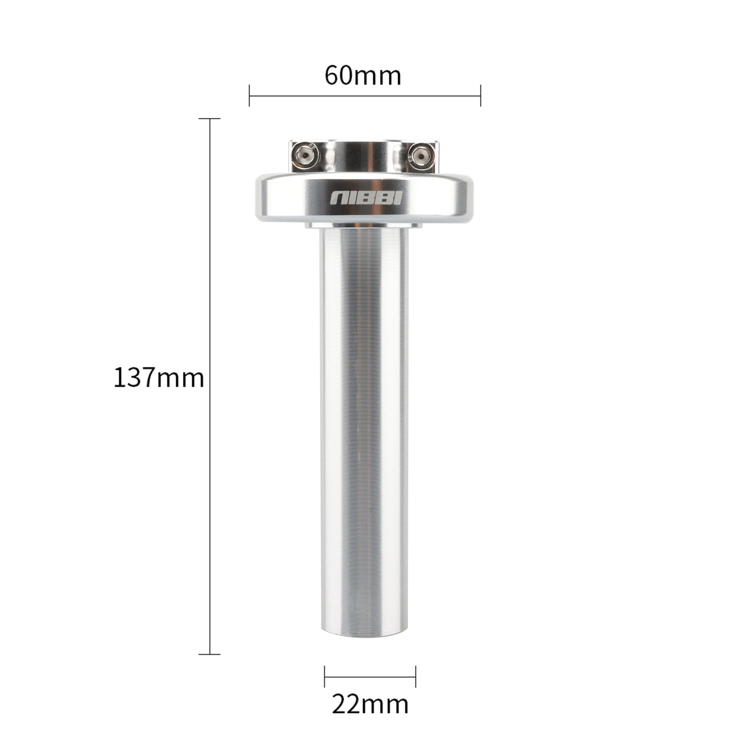 Kurzhub Gasgriff CNC Aluminium 1/4 Rot
