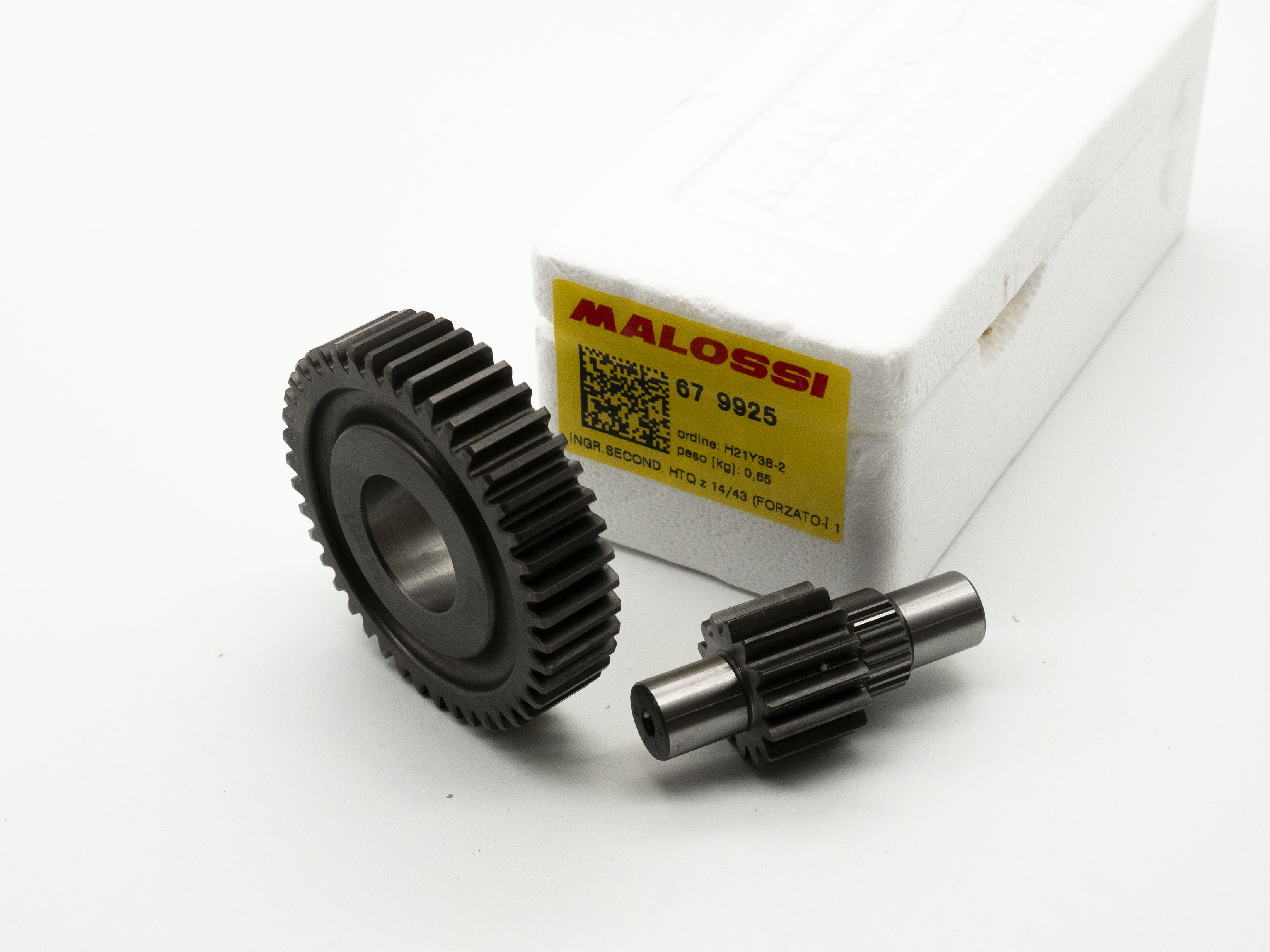 Sekundärgetriebe Z14/43 Malossi Verpresst - Runner-,Italjet-,Hexagon 180